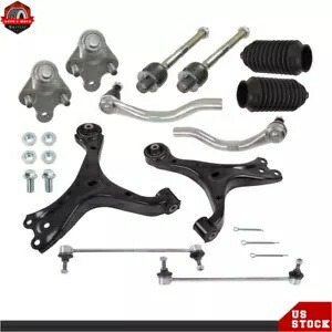 ホンダシビック 2013-2015 フロントロアコントロールアームボールジョイント Tierods スウェイバー For Honda Civic 2013-2015 Front Lower Control Arms Ball Joints Tierods Sway Bar 【並行輸入品】