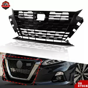 日産アルティマ SR 2023 2024 プラスチックブラックグリルフロントバンパーアッパーグリル For Nissan Altima SR 2023 2024 Plastic Black Grill Front Bumper Upper Grill 【並行輸入品】