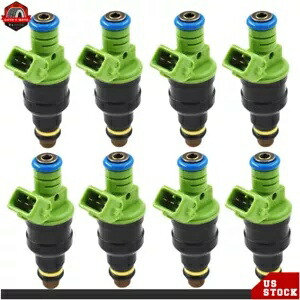 燃料インジェクター 8 個セット 1985-2011 フォード マスタング 42ポンド 440cc SOHC 0280150558用 Set of 8 Fuel Injectors for 1985-2011 Ford Mustang 42lb 440cc SOHC 0280150558 【並行輸入品】