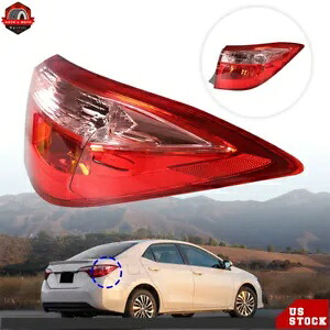テールライト トヨタ カローラ 2017-2019 右助手席側アウターブレーキランプ Tail Light For Toyota Corolla 2017-2019 Right Passenger Side Outer Brake Lamp 【並行輸入品】 33,605円
