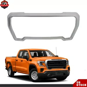 フロントアッパーグリルアウターフレームサラウンドプラスチックグリル 19-21 GMC シエラ 1500 用 Front Upper Grille Outer Frame Suround Plastic Grill For 19-21 GMC Sierra 1500 【並行輸入品】