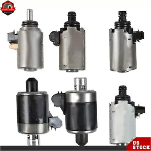 1998-2005 メルセデスベンツ CLK クラス 722.6 トランスミッションソレノイド 5 スピード 6 個 For 1998-2005 Mercedes Benz CLK Class 722.6 Transmission Solenoid 5-Speed 6pcs 【並行輸入品】