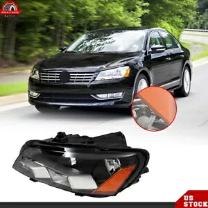 ハロゲンヘッドライトヘッドランプドライバー左側 2012-2014 2015 フォルクスワーゲン パサート用 Halogen Headlight Headlamp Driver Left Side For 2012-2014 2015 Volkswagen Passat 【並行輸入品】
