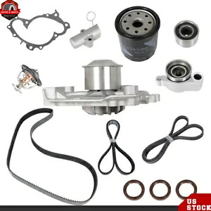 02-10 トヨタ ハイランダー レクサス ES300 V6 3.0L 3.3L タイミングベルトキットウォーターポンプ For 02-10 Toyota Highlander Lexus ES300 V6 3.0L 3.3L Timing Belt Kit Water Pump 【並行輸入品】