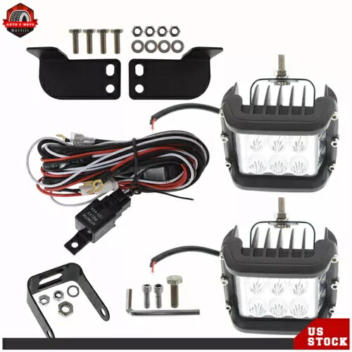 リアバックアップ 60 ワット LED ライトポッドブラケット + ワイヤーレンジャー 570 900 Xp リバースポラリス用 Rear Backup 60W LED LIGHT Pod Bracket+Wire Ranger 570 900 Xp Reverse For Polaris 【並行輸入品】
