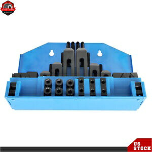 58 パック 1/2 T スロット クランプ キット ミル マシニスト セット 3/8-16 スタッド付き 新品 58 Pack 1/2 T-Slot Clamping Kit Mill Machinist Set With 3/8-16 Studs New 【並行輸入品】