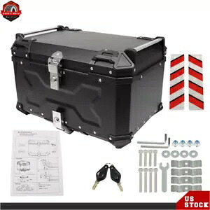 オートバイアルミトランクリアトップケース荷物ツアーテールツールボックスロック65L Motorcycle Aluminum Trunk Rear Top Case Luggage Tour Tail Tool Box Lock 65L 【並行輸入品】