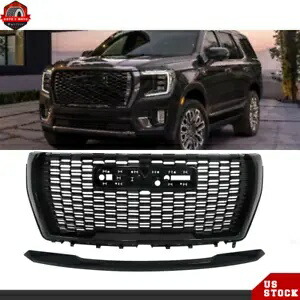 塗装済みフロントグリル&フードモールディンググリル 2021-2023 GMC ユーコン/ユーコン XL デナリ用 Painted Front Grille&Hood Molding Grill For 2021-2023 GMC Yukon/Yukon XL Denali 【並行輸入品】