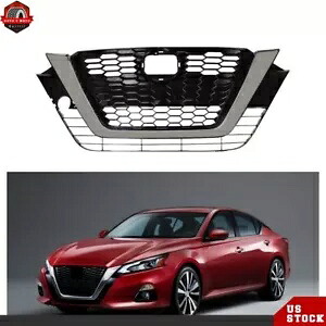 2019-21 日産アルティマ 2.0L/2.5L 62310-6CA1A フロントバンパーアッパーグリルグリル For 2019-21 Nissan Altima 2.0L/2.5L 62310-6CA1A Front Bumper Upper Grill Grille 【並行輸入品】