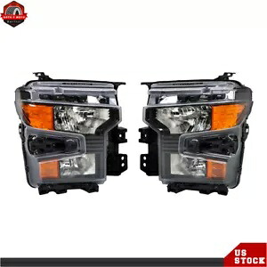 ヘッドライト ヘッドランプ 2022 2023 2024 シボレー シルバラード 1500 ハロゲン 左&右 Headlights Headlamps For 2022 2023 2024 Chevy Silverado 1500 Halogen Left&Right 【並行輸入品】