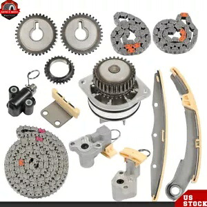 タイミングチェーンキットウォーターポンプ VQ35DE 04-09 日産アルティマクエストマキシマ V6 3.5L Timing Chain Kit Water Pump VQ35DE For 04-09 Nissan Altima Quest Maxima V6 3.5L 【並行輸入品】