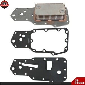 エンジンオイルクーラーコア ガスケット付き 89-02 ダッジ・ラム・カミンズ 5.9L 12V 24Vに適合 Engine Oil Cooler Core with Gaskets Fit For 89-02 Dodge Ram Cummins 5.9L 12V 24V 【並行輸入品】 39,325円