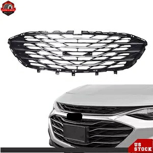 ブラックグリル 2019 2020 シボレーマリブ 4 ドアフロントバンパー下部グリルに適合 Black Grille Fit For 2019 2020 Chevrolet Malibu 4-Door Front Bumper Lower Grill 【並行輸入品】