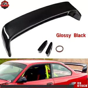 リアトランクスポイラーウィング 1992-1998 BMW 3 シリーズ E36 M3 ハイスタイル グロスブラック Rear Trunk Spoiler Wing For 1992-1998 BMW 3 Series E36 M3 HIGH Style Gloss Black 【並行輸入品】