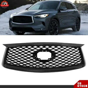 2019-2023 インフィニティ QX50 用カメラ穴グリル付き塗装フロントアッパーグリル Painted Front Upper Grille With Camera Hole Grill For 2019-2023 Infiniti QX50 【並行輸入品】