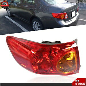 運転席側アウターテールライトブレーキランプレッドレンズトヨタカローラ 2009-2010 Driver Side Outer Tail Light Brake Lamp Red Lens For Toyota Corolla 2009-2010 【並行輸入品】