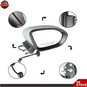 シボレークルーズ 2016 2017-2019 乗客右側手動折りたたみミラー For Chevrolet Cruze 2016 2017-2019 Passenger Right Side Manual Fold Mirror 【並行輸入品】