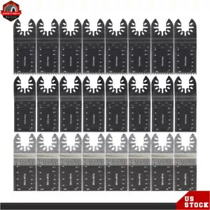 メタルウッドユニバーサル振動マルチツールクイックリリース鋸刃キット 48 個 Metal Wood Universal Oscillating Multitool Quick Release Saw Blades Kit 48 pcs 【並行輸入品】