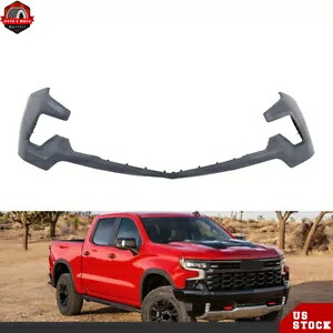 フロントアッパーバンパーカバー 2022-2024 シボレー シルバラード 1500 プラスチックに適合 Front Upper Bumper Cover Fits For 2022-2024 Chevrolet Silverado 1500 Plastic 【並行輸入品】