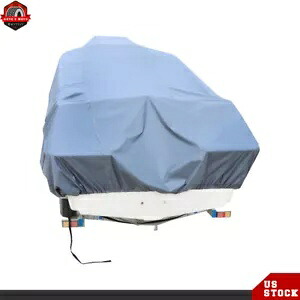 600Dマリングレードポリエステルキャンバスは牽引可能防水ボートカバーグレー 600D Marine grade polyester canvas can be towed waterproof boat cover gray 【並行輸入品】