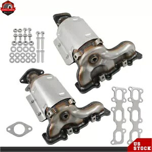 フォード エクスプローラー トーラス フレックス ポリス リンカーン MKT フロント LH + RH 触媒コンバーター用 For Ford Explorer Taurus Flex Police Lincoln MKT Front LH+RH Catalytic Converter 【並行輸入品】