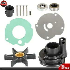 ジョンソンエビンルード船外機ウォーターポンプキット 382296 9 1/2hp 10hp 高品質 For Johnson Evinrude Outboard Water Pump Kit 382296 9 1/2hp 10hp High Quality 【並行輸入品】