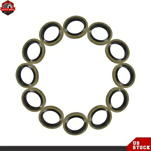 12 個 12 ミリメートルシール燃料ラインシーリングワッシャー 12V 24V 5.9 3963983 カミンズ用 12PCS 12mm Seals Fuel Line Sealing Washer 12V 24V 5.9 3963983 For Cummins 【並行輸入品】