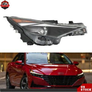 2021 2022 ヒュンダイ エラントラ LED DRL ヘッドライトヘッドランプアセンブリ右側用 For 2021 2022 Hyundai Elantra w/LED DRL Headlights Headlamps Assembly Right Side 【並行輸入品】