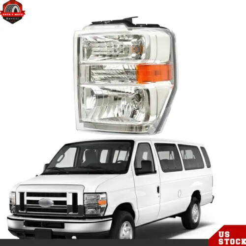 運転席側 2008-2014 フォード E150 E250 E350 E450 Superduty ヘッドライトアセンブリ Driver Side For 2008-2014 Ford E150 E250 E350 E450 Superduty Headlight Assembly 【並行輸入品】