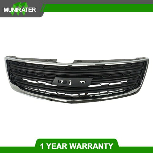 2013-2017 シボレー トラバース LS LT フロントアッパーグリルインサート ブラック/クローム トリム用 For 2013-2017 Chevy Traverse LS LT Front Upper Grille Insert Black/Chrome Trim 【並行輸入品】
