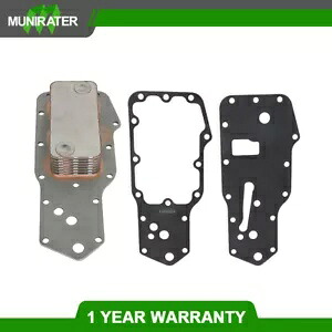エンジンオイルクーラーコア 1994-2002 ダッジラム 5.9L 12V 24V ガスケット付き Engine Oil Cooler Core For 1994-2002 Dodge Ram 5.9L 12V 24V W/ Gaskets 【並行輸入品】
