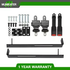 2 格納式ゴルフカートシートベルトとブラケットキット EZGO ヤマハクラブカーに適合 2 Retractable Golf Cart Seat Belts And Bracket Kit Fit For EZGO Yamaha Club Car 【並行輸入品】
