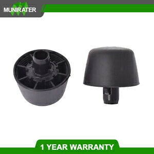 ブラックラバーバンパークッションフードバンプストップ 2x ジープラングラー JK 2007-2018用 Black Rubber Bumper Cushion Hood Bump Stop 2x For Jeep Wrangler JK 2007-2018 【並行輸入品】