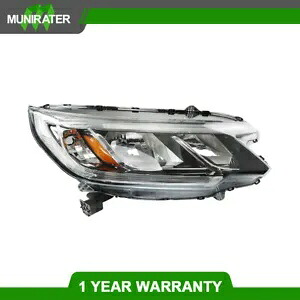 RH/乗客ホンダ CRV CR-V 2015-2016 ヘッドライトアセンブリハロゲンブラッククリア RH/Passenger For Honda CRV CR-V 2015-2016 Headlight Assembly Halogen Black Clear 【並行輸入品】