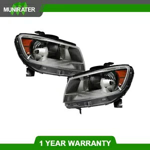 RH&LH ヘッドライト ヘッドランプセット 2015-2022 シボレー コロラド 交換用 クリア RH&LH Headlights Headlamps Set For 2015-2022 Chevy Colorado Replacement Clear 【並行輸入品】