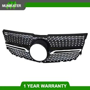 ダイヤモンドフロントグリル 2013-15 メルセデスベンツ GLK250 GLK300 GLK350 X204 に適合 Diamond Front Grill Fit For 2013-15 Mercedes-Benz GLK250 GLK300 GLK350 X204 【並行輸入品】