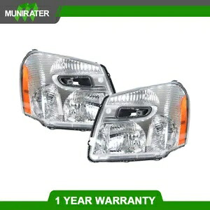 フロントヘッドライトヘッドランプ 2005-2009 シボレーエクイノックス左 + 右側クリア Front Headlights Headlamps For 2005-2009 Chevy Equinox Left + Right Side Clear 【並行輸入品】