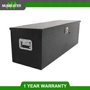 トラックピックアップRV 49インチx 15インチx 15インチの新しい直方体アルミトラック荷台ツールボックスに適合 Fit For Truck Pickup RV 49\