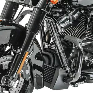 1-1/4インチ ハイウェイ エンジン ガード クラッシュバー ハーレー ツーリング CVO ストリート グライド 09-24用 1-1/4\