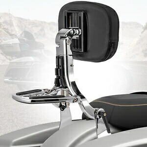 多目的バックレスト シーシーバー & ラック ハーレー ストリート グライド ロードキング 14-24 用 Multi-Purpose Backrest Sissy Bar & Rack For Harley Street Glide Road King 14-24 【並行輸入品】