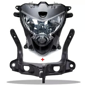 スズキ GSXR600 GSXR750 2004-2005 フロントヘッドライト w/アッパーステーブラケット 04 05 For Suzuki GSXR600 GSXR750 2004-2005 Front Headlight w/ Upper Stay Bracket 04 05 【並行輸入品】