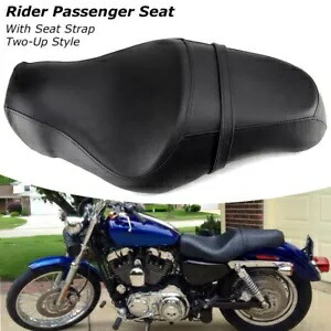 ツーアップシートライダー&ドライバーパッセンジャーハーレースポーツスターアイアン883 XL1200 72 48用 Two-Up Seat Rider & Driver Passenger For Harley Sportster Iron 883 XL1200 72 48 【並行輸入品】