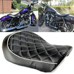 オートバイドライバーソロシートハーレースポーツスター XL 883 1200 低 48 72 2004-2015 Motorcycle Driver Solo Seat For Harley Sportster XL 883 1200 Low 48 72 2004-2015 【並行輸入品】