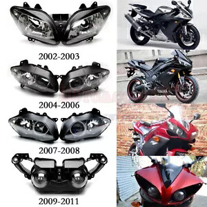 R1 オートバイフロントヘッドライトヘッドランプアセンブリヤマハ YZF R1 2002-2011 2006 R1 Motorcycle Front Headlight Headlamp Assembly For Yamaha YZF R1 2002-2011 2006 【並行輸入品】