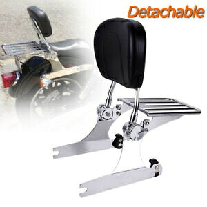 クローム バックレスト シーシーバー 荷物ラック ハーレー ダイナ ローライダー FXDL 2006-up用 Chrome Backrest Sissy Bar Luggage Rack For Harley Dyna Low Rider FXDL 2006-up 【並行輸入品】