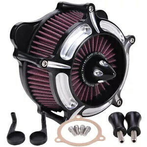 タービンレッドエアクリーナーインテークフィルターハーレー M8 ツーリングロードストリートグライド用 Turbine Red Air Cleaner Intake Filter For Harley M8 Touring Road Street Glide 【並行輸入品】