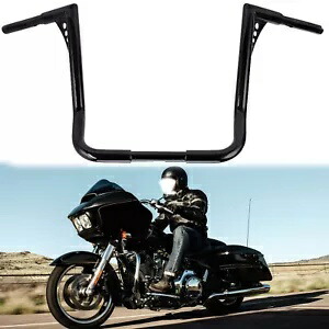 16 インチ ライズ エイプ ハンガー ハンドルバー ハーレー ツーリング エレクトラ ストリート グライド FLHT用 16'' Inch Rise Ape Hanger HandleBar For Harley Touring Electra Street Glide FLHT 【並行輸入品】