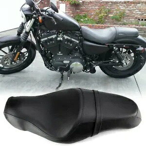 運転席助手席ツーアップ 2 アップシートロープロハーレースポーツスター XL883 1200 48 72 Driver Passenger Two Up 2 up Seat Low-Pro For Harley Sportster XL883 1200 48 72 【並行輸入品】