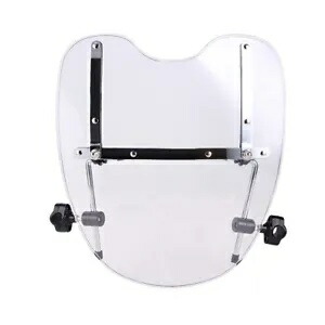 ハーレーホンダ マグナシャドウ 600 750 1100 スピリットセイバー VT VTX 1300 用フロントガラス Windshield for Harley Honda Magna Shadow 600 750 1100 Spirit Sabre VT VTX 1300 【並行輸入品】