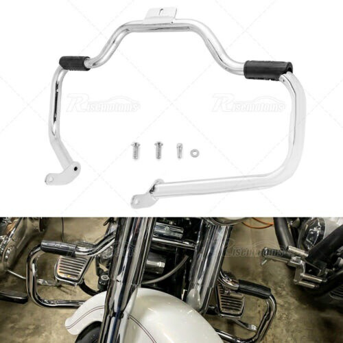 クローム エンジン ガード クラッシュバー ハーレー ファットボーイ ヘリテージ FLST ソフテイル 2000-2017用 Chrome Engine Guard Crash Bar For Harley Fatboy Heritage FLST Softail 2000-2017 【並行輸入品】